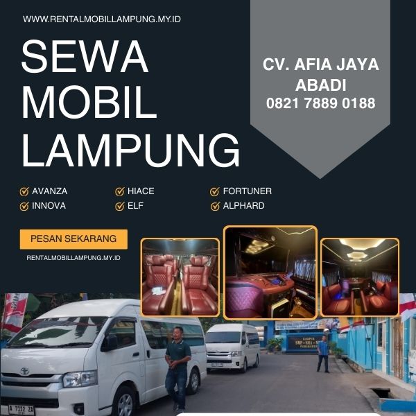 Harga Rental Mobil Lampung All In