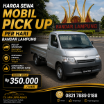 Harga Sewa Mobil Pick Up Per Hari Bandar Lampung
